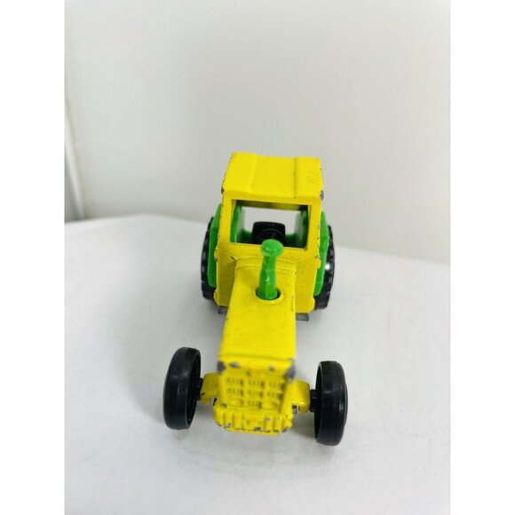 Vintage 208 Majorette Diecast Green & Yellow Farm TRACTOR Made In France 1/65 - Picture 3 of 12